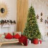 image:imageGoplus 7ft PreLit Artificial Christmas Tree Hinged Xmas Tree with 1188 Branch Tips 700 WarmWhite LED Lights Foldable Metal Stand for Festive Holiday Party Office Home Decor7ft