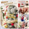 image:imageGoplus 7ft PreLit Pop Up Christmas Tree Collapsible Snow Flocked Artificial Xmas Tree with 680 PVC Tips amp Pine Needles 200 Warm White LED Lights Metal Stand Home Office Party Holiday Decoration6FT