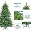 image:imageGoplus 7ft Prelit Christmas Tree Hinged Artificial Xmas Tree w 540 APP Controlled LED Lights 2324 PVC amp PE Branch Tips Indoor Holiday Festival Decoration for Residential Commercial Use