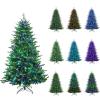 image:imageGoplus 7ft Prelit Christmas Tree Hinged Artificial Xmas Tree w 540 APP Controlled LED Lights 2324 PVC amp PE Branch Tips Indoor Holiday Festival Decoration for Residential Commercial Use