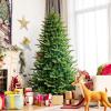 image:imageGoplus 7ft Prelit Christmas Tree Hinged Artificial Xmas Tree w 540 APP Controlled LED Lights 2324 PVC amp PE Branch Tips Indoor Holiday Festival Decoration for Residential Commercial Use