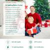 image:imageGoplus 7ft Prelit Christmas Tree Hinged Artificial Xmas Tree w 540 APP Controlled LED Lights 2324 PVC amp PE Branch Tips Indoor Holiday Festival Decoration for Residential Commercial Use
