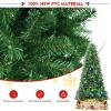 image:imageGoplus 8ft Prelit Artificial Christmas Tree Hinged Remote Control Xmas Tree w 9 Lighting Modes amp 600 Color Changing LED Lights Residential and Commercial Decoration for Indoor Holiday FestivalWarm Whitecolorful