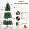 image:imageGoplus 8ft Prelit Artificial Christmas Tree Hinged Remote Control Xmas Tree w 9 Lighting Modes amp 600 Color Changing LED Lights Residential and Commercial Decoration for Indoor Holiday FestivalWarm White