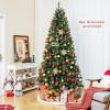 image:imageGoplus 8ft Prelit Artificial Christmas Tree Hinged Remote Control Xmas Tree w 9 Lighting Modes amp 600 Color Changing LED Lights Residential and Commercial Decoration for Indoor Holiday FestivalWarm White
