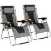 image:imageGoplus Folding Zero Gravity Lounge Chair Oversize Padded Reclining Patio Chair wBeech Armrests amp Head Pillow XL Adjustable Chair Seat Indoor Outdoor Yard Poolside Beach 1 BlueGrey