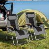 image:imageGoplus Folding Zero Gravity Lounge Chair Oversize Padded Reclining Patio Chair wBeech Armrests amp Head Pillow XL Adjustable Chair Seat Indoor Outdoor Yard Poolside Beach 1 BlueGrey