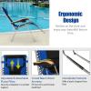 image:imageGoplus Folding Zero Gravity Lounge Chair Oversize Padded Reclining Patio Chair wBeech Armrests amp Head Pillow XL Adjustable Chair Seat Indoor Outdoor Yard Poolside Beach 1 BlueBlue