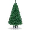 image:imageGoplus 5ft Artificial Christmas Tree Xmas Pine Tree with Solid Metal Legs Perfect for Indoor and Outdoor Holiday Decoration Green