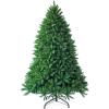 image:imageGoplus 6ft Unlit Artificial Christmas Tree Premium Hinged Fir Tree Easy Assembly with Metal Stand Xmas Dcor for Indoor and OutdoorUnlit