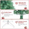 image:imageGoplus 5 FT Snow Flocked Christmas Tree Artificial Unlit Hinged Xmas Full Tree with 456 Lush Branch Tips Foldable Metal Stand Home Office Decoration Pink Gradient amp WhiteLime Green