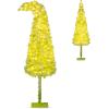 image:imageGoplus 7 FT PreLit Spiral Christmas Tree Artificial Xmas Tree with 791 Branch Tips 220 Warm White LED Lights 8 Modes 60 Pine Cones Red Berries Metal Stand Home Office Party Holiday DecorationGreen With Snow