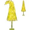 image:imageGoplus 7 FT PreLit Spiral Christmas Tree Artificial Xmas Tree with 791 Branch Tips 220 Warm White LED Lights 8 Modes 60 Pine Cones Red Berries Metal Stand Home Office Party Holiday DecorationGreen With Snow