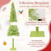 image:imageGoplus 7 FT PreLit Spiral Christmas Tree Artificial Xmas Tree with 791 Branch Tips 220 Warm White LED Lights 8 Modes 60 Pine Cones Red Berries Metal Stand Home Office Party Holiday DecorationGreen With Snow