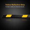 image:imageGoplus Parking Block 72 Rubber Parking Bumpers with 8 High Reflective Yellow Safety Stripes Heavy Duty Parking Target Garage Wheel Stoppers Parking Curb for Car Truck RV and Trailer2