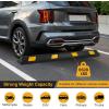 image:imageGoplus Parking Block 72 Rubber Parking Bumpers with 8 High Reflective Yellow Safety Stripes Heavy Duty Parking Target Garage Wheel Stoppers Parking Curb for Car Truck RV and Trailer2