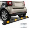 image:imageGoplus Parking Block 72 Rubber Parking Bumpers with 8 High Reflective Yellow Safety Stripes Heavy Duty Parking Target Garage Wheel Stoppers Parking Curb for Car Truck RV and Trailer1