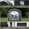 image:imageGoplus Bike Storage Shed Tent 72 x 49 FT Outdoor Bike Storage Sheds w210D Oxford Fabric PU4000 Waterproof Cover Portable Bicycle Tent Shelter for 5 Bikes Motorcycles Garden Tools Lawn Mower