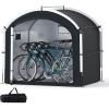 image:imageGoplus Bike Storage Shed Tent 72 x 49 FT Outdoor Bike Storage Sheds w210D Oxford Fabric PU4000 Waterproof Cover Portable Bicycle Tent Shelter for 5 Bikes Motorcycles Garden Tools Lawn Mower