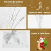 image:imageGoplus 4ft Lighted Twig Birch Tree with 48 Warm White LED Fairy Lights PreLit Artificial Christmas Tree White Birch Tree Indoor Outdoor Home Thanksgiving Christmas Holiday Decoration4 FT