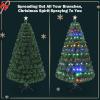 image:imageGoplus 6ft Fiber Optic Artificial Christmas Tree Prelit Premium Spruce Tree with Solid Metal Stand 617 Branch Tips Xmas Full Tree for Indoor Holiday DecorationGreen