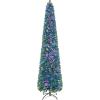 image:imageGoplus 6ft Fiber Optic Artificial Christmas Tree Prelit Premium Spruce Tree with Solid Metal Stand 617 Branch Tips Xmas Full Tree for Indoor Holiday DecorationPencil Tree