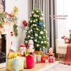 image:imageGoplus 6ft Fiber Optic Artificial Christmas Tree Prelit Premium Spruce Tree with Solid Metal Stand 617 Branch Tips Xmas Full Tree for Indoor Holiday DecorationFull Tree