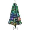 image:imageGoplus 6ft Fiber Optic Artificial Christmas Tree Prelit Premium Spruce Tree with Solid Metal Stand 617 Branch Tips Xmas Full Tree for Indoor Holiday DecorationFull Tree