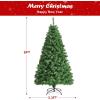 image:imageGoplus 6ft Fiber Optic Artificial Christmas Tree Prelit Premium Spruce Tree with Solid Metal Stand 617 Branch Tips Xmas Full Tree for Indoor Holiday DecorationFull Tree