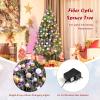 image:imageGoplus 6ft Fiber Optic Artificial Christmas Tree Prelit Premium Spruce Tree with Solid Metal Stand 617 Branch Tips Xmas Full Tree for Indoor Holiday DecorationFull Tree
