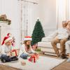 image:imageGoplus 6ft Fiber Optic Artificial Christmas Tree Prelit Premium Spruce Tree with Solid Metal Stand 617 Branch Tips Xmas Full Tree for Indoor Holiday DecorationGreen
