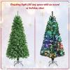 image:imageGoplus 6ft Fiber Optic Artificial Christmas Tree Prelit Premium Spruce Tree with Solid Metal Stand 617 Branch Tips Xmas Full Tree for Indoor Holiday DecorationFull Tree
