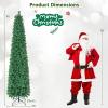 image:imageGoplus 6ft Fiber Optic Artificial Christmas Tree Prelit Premium Spruce Tree with Solid Metal Stand 617 Branch Tips Xmas Full Tree for Indoor Holiday DecorationPencil Tree