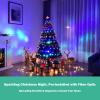 image:imageGoplus 6ft Fiber Optic Artificial Christmas Tree Prelit Premium Spruce Tree with Solid Metal Stand 617 Branch Tips Xmas Full Tree for Indoor Holiday DecorationGreen