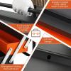 image:imageGoplus 22Inch Metal Tool Box 3Layer 5Tray Portable Folding Tool Chest Organizer with Handle amp Lock Hole Cantilever Toolbox for Garage Trunk Household Office Powder Coated SteelMix