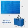 image:imageGoplus Pool Cover 12 x 24 FT Solar Blanket 12 Mil with Carrying Bag for InGround and AboveGround Swimming Pools Rectangle Hot Tub SPA Thermal Blanket Blue BubbleBlue