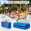 image:imageGoplus Pool Cover 12 x 24 FT Solar Blanket 12 Mil with Carrying Bag for InGround and AboveGround Swimming Pools Rectangle Hot Tub SPA Thermal Blanket Blue BubbleBlue