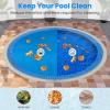 image:imageGoplus Pool Cover 12 x 24 FT Solar Blanket 12 Mil with Carrying Bag for InGround and AboveGround Swimming Pools Rectangle Hot Tub SPA Thermal Blanket Blue BubbleBlue