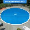 image:imageGoplus Pool Cover 12 x 24 FT Solar Blanket 12 Mil with Carrying Bag for InGround and AboveGround Swimming Pools Rectangle Hot Tub SPA Thermal Blanket Blue BubbleBlue