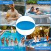 image:imageGoplus Pool Cover 12 x 24 FT Solar Blanket 12 Mil with Carrying Bag for InGround and AboveGround Swimming Pools Rectangle Hot Tub SPA Thermal Blanket Blue BubbleBlue