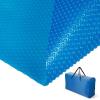 image:imageGoplus Pool Cover 12 x 24 FT Solar Blanket 12 Mil with Carrying Bag for InGround and AboveGround Swimming Pools Rectangle Hot Tub SPA Thermal Blanket Blue BubbleBlue