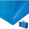 image:imageGoplus Pool Cover 12 x 24 FT Solar Blanket 12 Mil with Carrying Bag for InGround and AboveGround Swimming Pools Rectangle Hot Tub SPA Thermal Blanket Blue BubbleBlue