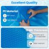 image:imageGoplus Pool Cover 12 x 24 FT Solar Blanket 12 Mil with Carrying Bag for InGround and AboveGround Swimming Pools Rectangle Hot Tub SPA Thermal Blanket Blue BubbleBlue