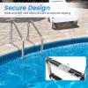 image:imageGoplus Swimming Pool Ladder 3Step4Step InGround Stainless Steel Step for IndoorOutdoor Pool Heavy Duty NonSlip Ladder Easy Assembly 3Step4 Steps