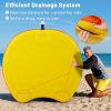 image:imageGoplus Towable Tube for Boating 1213 Riders Inflatable Boat Tube wQuick Connector Drainage Stabilizer Fins Floating Raft Water Sports Towables for Youth AdultYellow  12 Person