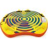 image:imageGoplus Towable Tube for Boating 1213 Riders Inflatable Boat Tube wQuick Connector Drainage Stabilizer Fins Floating Raft Water Sports Towables for Youth AdultYellow  12 Person