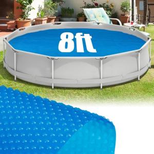 image:imageGoplus Pool Cover 12 x 24 FT Solar Blanket 12 Mil with Carrying Bag for InGround and AboveGround Swimming Pools Rectangle Hot Tub SPA Thermal Blanket Blue BubbleBlue