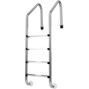 image:imageGoplus Swimming Pool Ladder 3Step4Step InGround Stainless Steel Step for IndoorOutdoor Pool Heavy Duty NonSlip Ladder Easy Assembly 3Step4 Steps