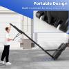 image:imageGoplus Basketball Hoop Outdoor 4110 FT Height Adjustable Basketball Goal System with 45 Inch Shatterproof PC Backboard Wheels for Adults in Court Backyard Driveway Pool