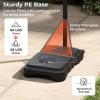 image:imageGoplus Basketball Hoop Outdoor Portable 337FT10FT Adjustable Basketball Goal System wShatterproof PC Backboard Wheels for Adults in Pool Driveway Backyard337 FT  BlackWhite